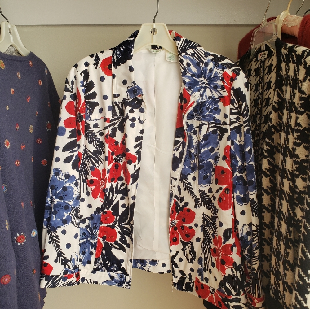Laura Ashley Petite Medium Floral Jacket